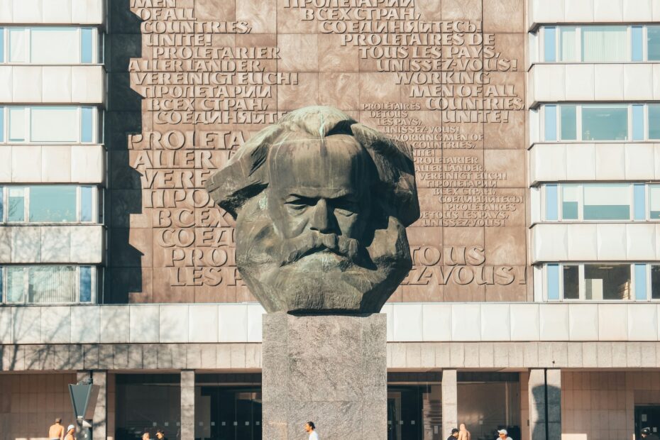 Karl-Marx-Monument, Brückenstraße, Chemnitz, Deutschland